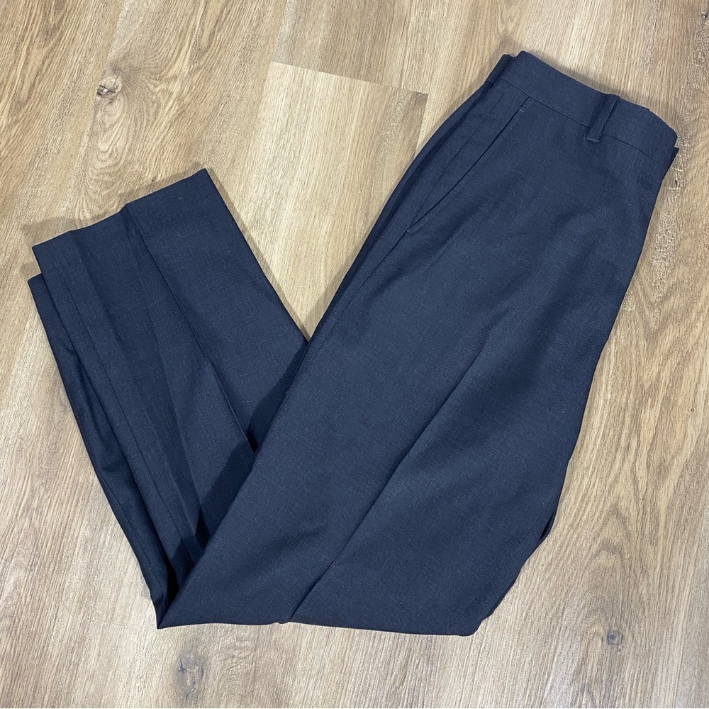 L.L. Bean 100% Wool Men’s Trousers Dark Gray size 33W